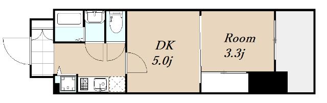 プランドール新大阪 間取り図画像