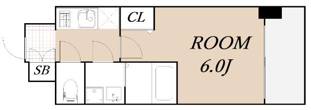エスリード中之島ザ・コア 間取り図画像