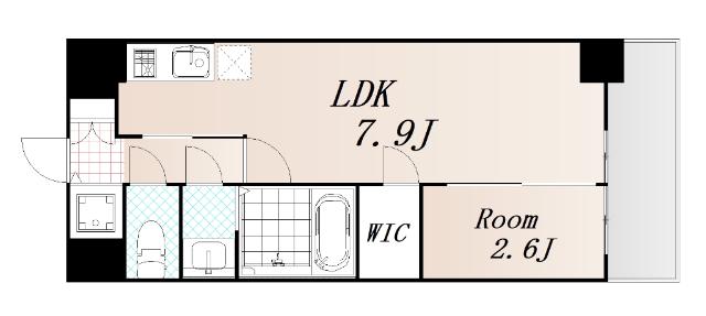 セレーノ南森町 間取り図画像