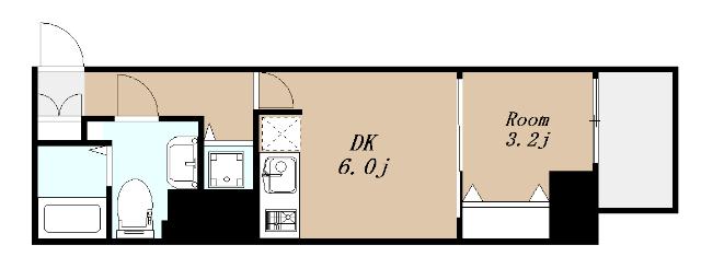 プレサンス松屋町グレース 間取り図画像