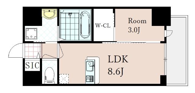 セレニテ江坂グランデ 間取り図画像