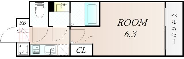 エスリード梅田グランノース 間取り図画像