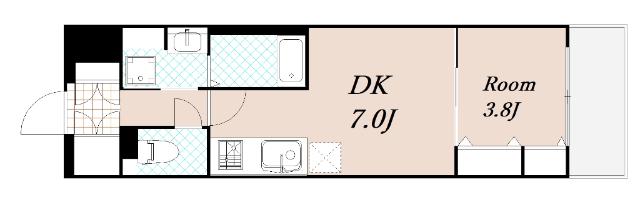 レオンコンフォート本町東Ⅱ 間取り図画像