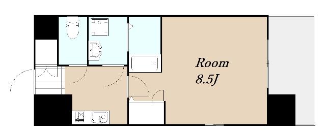 エスリード阿波座シティーウエスト 間取り図画像