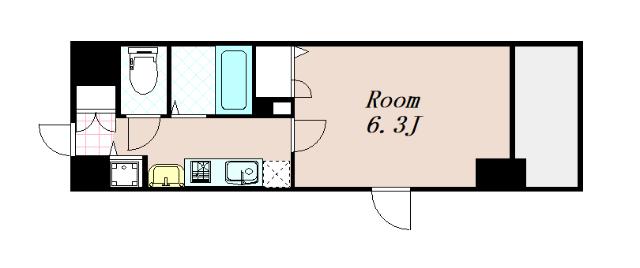 プレサンス梅田北パワーゲート 間取り図画像