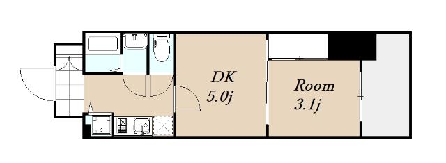 プランドール新大阪 間取り図画像