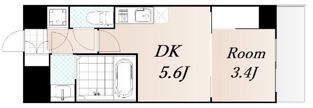 セレニテ新大阪カルム 間取り図画像