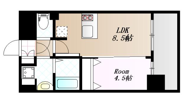 プレサンス新大阪ザ・シティ 間取り図画像