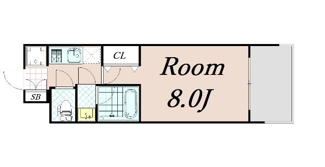 スプランディッド十三本町 間取り図画像