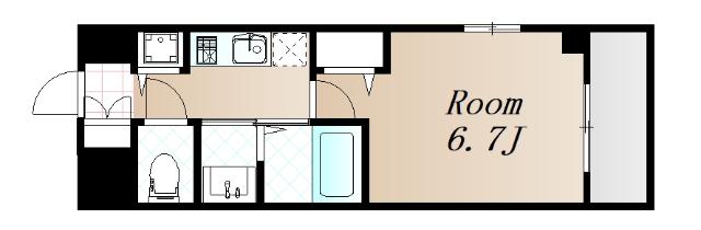 エステムコート新大阪XIVアイシー 間取り図画像