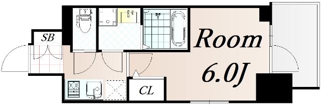 エスリード新大阪ラヴァーグ 間取り図画像