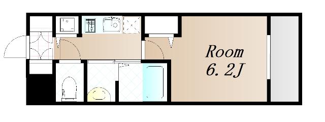 エステムコート新大阪ⅩⅢニスタ 間取り図画像