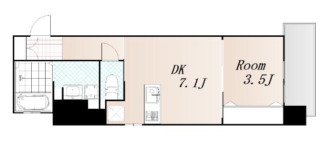 ファーストフィオーレ江坂江の木町パークサイド 間取り図画像