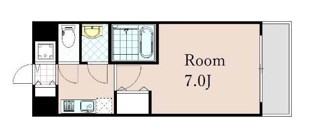 エスリード大阪クレストコート（226） 間取り図画像