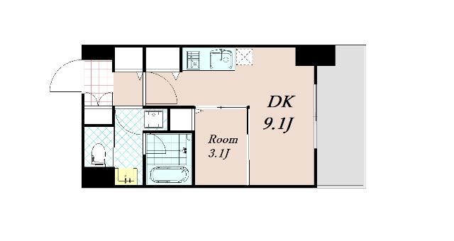 小西マンション 間取り図画像