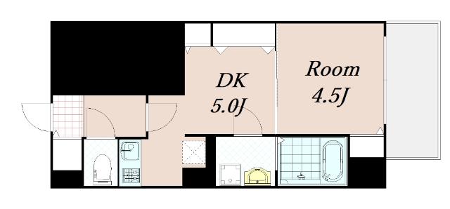 アドバンス新大阪Ⅵビオラ 間取り図画像