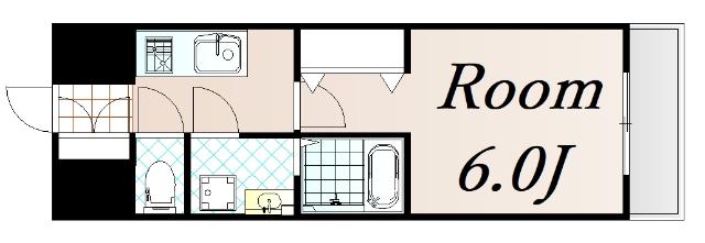 レジュールアッシュ福島レジデンス 間取り図画像