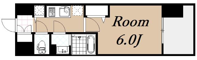 プレサンス梅田東ディアロ 間取り図画像