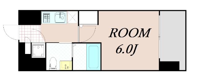 エスリード新北野 間取り図画像