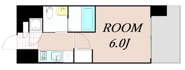 エスリード新北野 間取り図画像