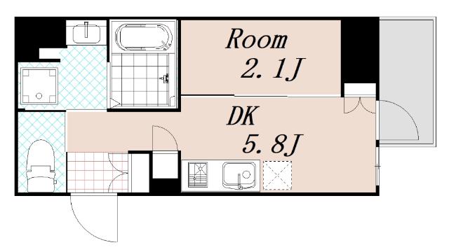 ソルテラス阿波座ウィズ 間取り図画像