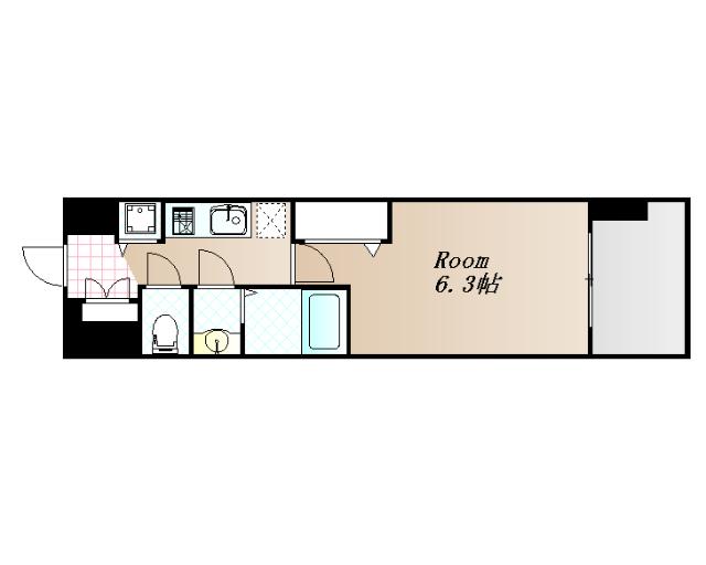 アドバンス新大阪ウエストゲート 間取り図画像