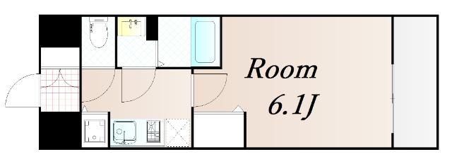 プレサンス北堀江 間取り図画像
