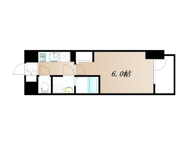 エスリード天六ラグジェ 間取り図画像