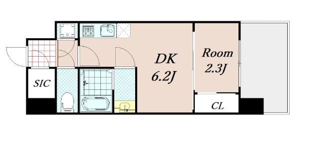 セレニテ梅田北グランデ 間取り図画像