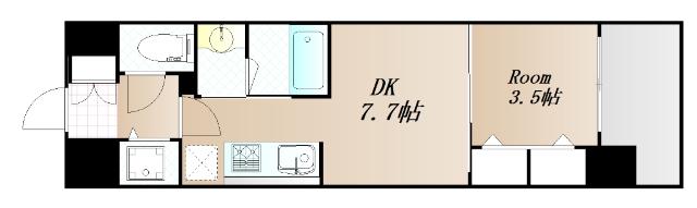 ラルシェパルク新大阪 間取り図画像