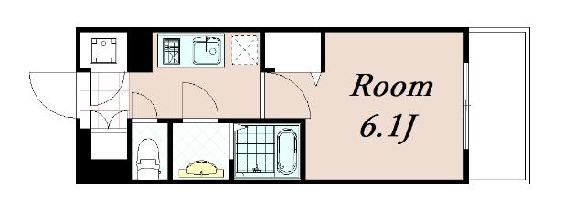 エスリード江坂アンムート 間取り図画像
