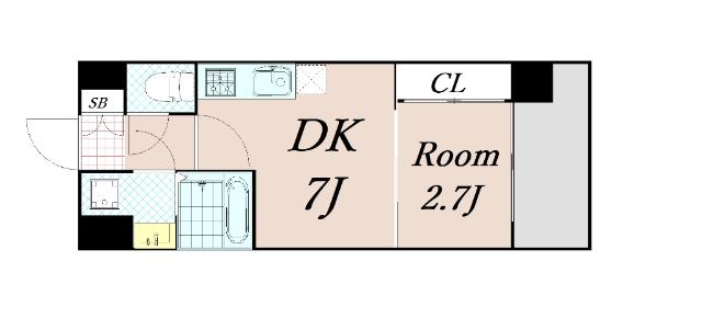 セレニテ新大阪エクラ（906） 間取り図画像