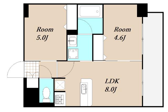 エステムコート新大阪Ⅸグランブライト 間取り図画像