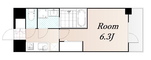 エスリード新北野グランリンク 間取り図画像