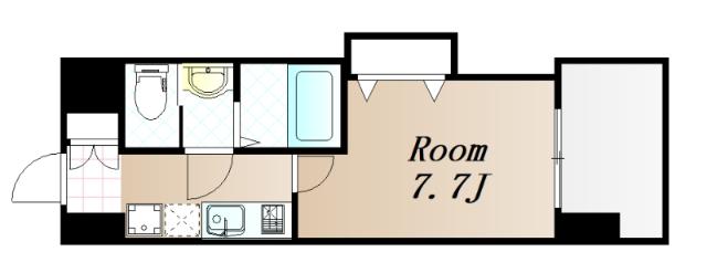 吹田市江坂町マンション 間取り図画像