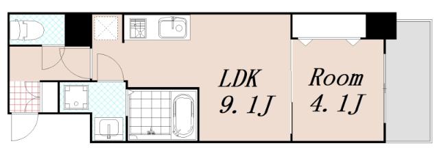 S-RESIDENCE江坂Eminence 間取り図画像