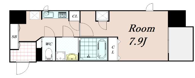 グレンパーク新大阪Ⅱ 間取り図画像