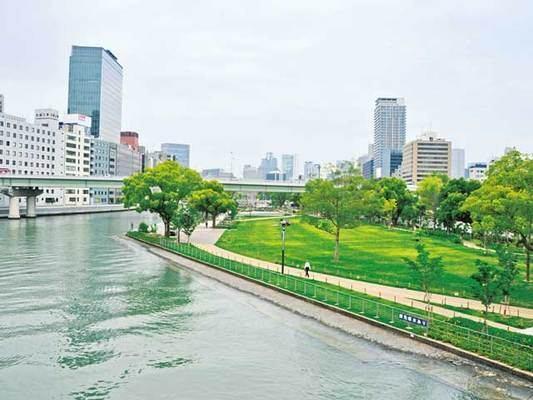 中之島緑道：656m