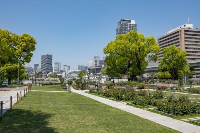 中之島公園：464m