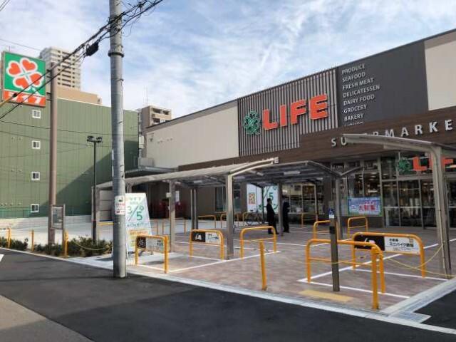 ライフ空堀店：391m