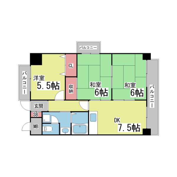 間取図(平面図)