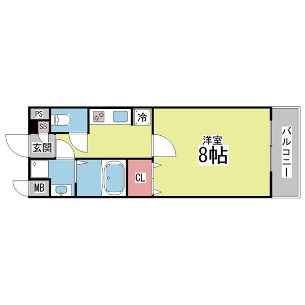 Clair摩耶 間取り図画像