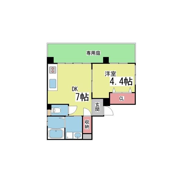 奥野ハイツ 間取り図画像