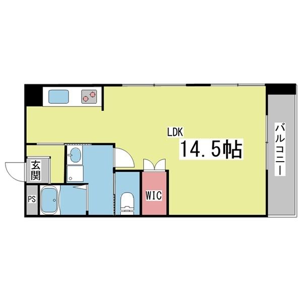 アクシス水道筋 間取り図画像