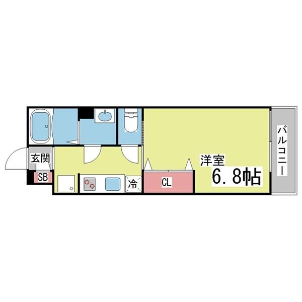 BLUE SKY MAYA3 間取り図画像