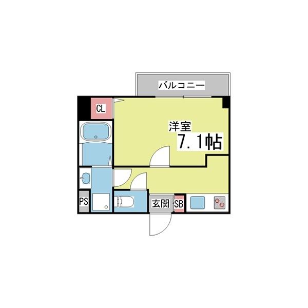 プレジール灘 間取り図画像