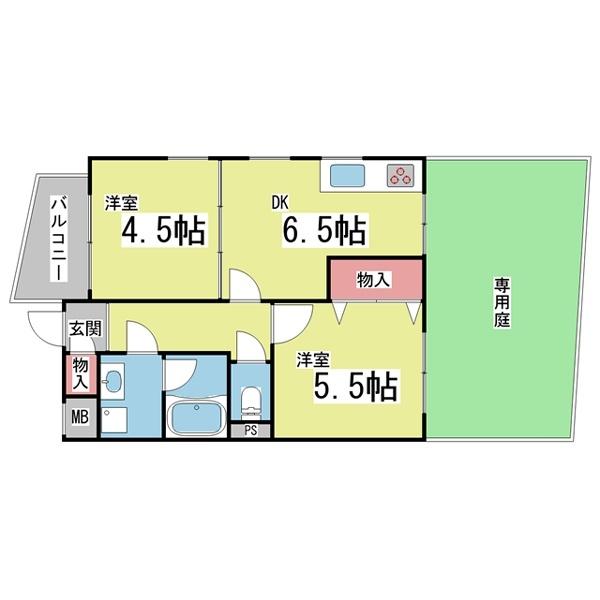 モンスフェール篠原北町 間取り図画像
