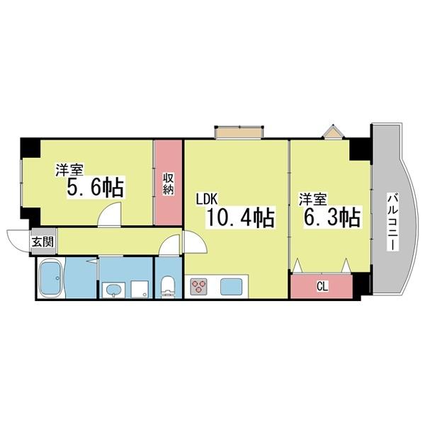 リッジヴィラ六甲 間取り図画像