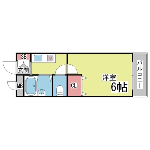 グレースハイツ六甲 間取り図画像