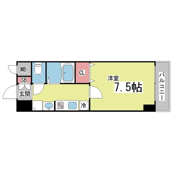 パークビュー王子駅前 間取り図画像